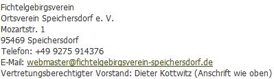 datenschutz adresse
