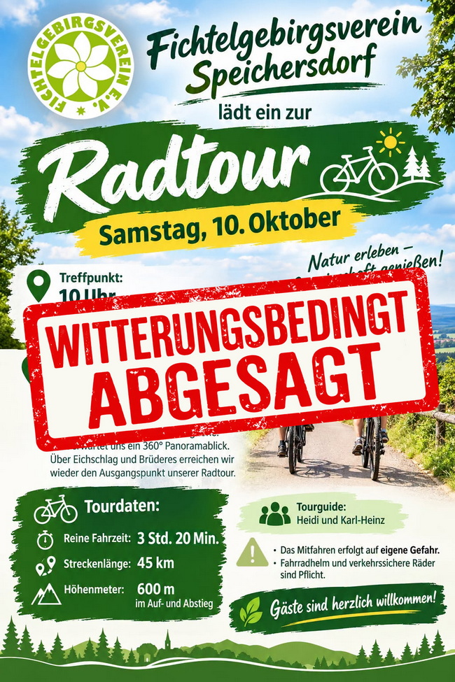 Radtour abgesagt 650px